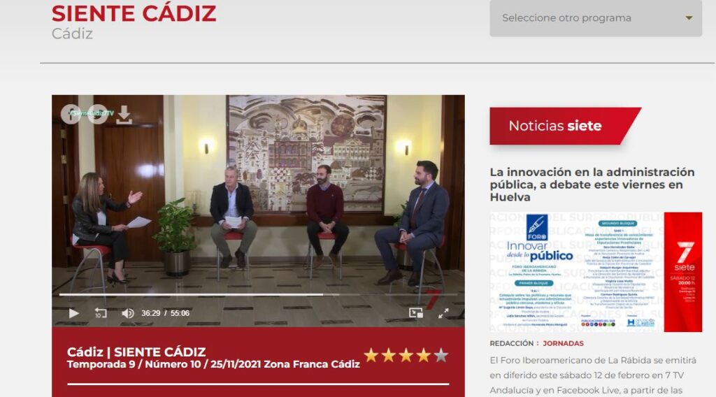 Olivia Energy Group, en el programa especial de 7TV dedicado a la Zona Franca de Cádiz